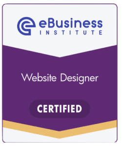 ebusiness institute website designer certification