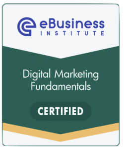 ebusiness institute website design digital marketing fundamentals certification